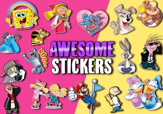 WAstickerApps Caricatures Classic Stickers Memes android App screenshot 0