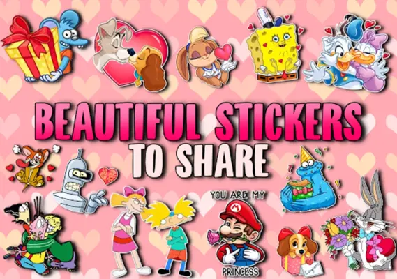 WAstickerApps Caricatures Classic Stickers Memes android App screenshot 1