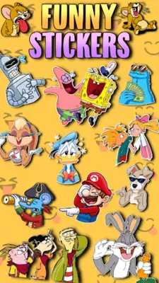 WAstickerApps Caricatures Classic Stickers Memes android App screenshot 3